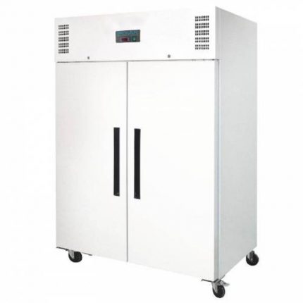 Polar Série GN 1200L – Armoire réfrigérée positive, double porte Blanche
