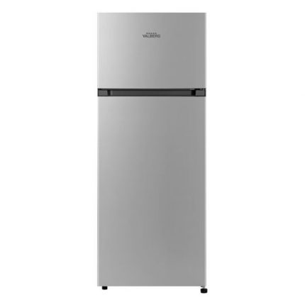 Valberg 2D 206 E S180C – Réfrigérateur congélateur haut Silver, 206L, Statique